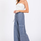 Good Vibes Mineral Washed Cargo Pants