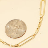 Mixed Oval Chain Length Necklace