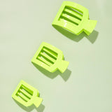 Flat Square Hair Clip | Large | Summer Brights