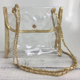 Clear Purse with Gold