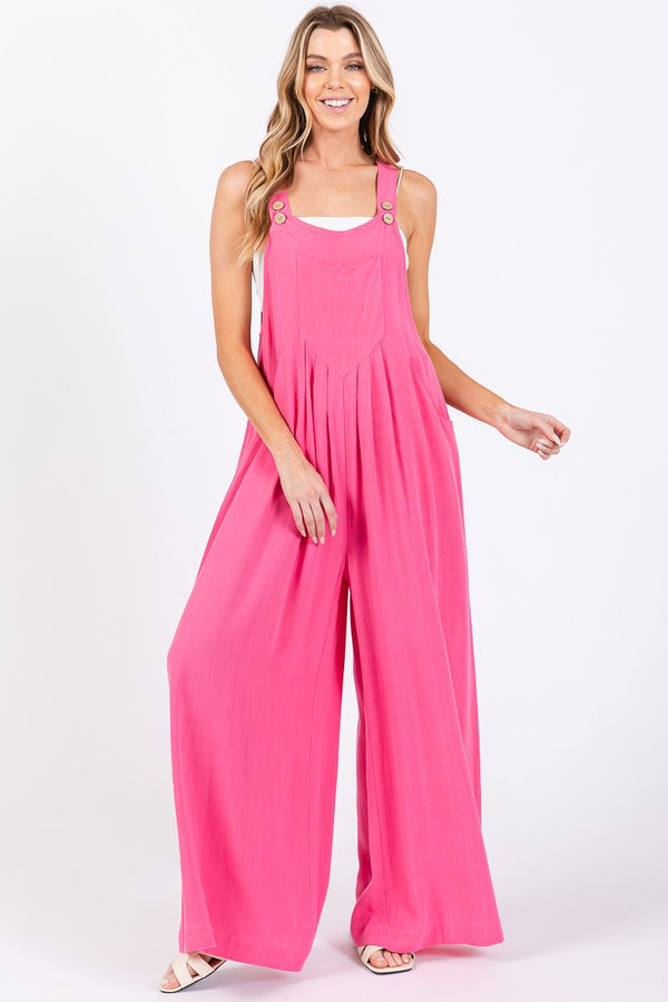 Jump On In Linen Jumpsuit