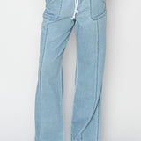The Kami - High Rise Straight Pull On Jeans