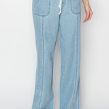 The Kami - High Rise Straight Pull On Jeans