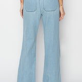 The Kami - High Rise Straight Pull On Jeans