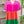 Color Block Tiered Puff Sleeve Dress