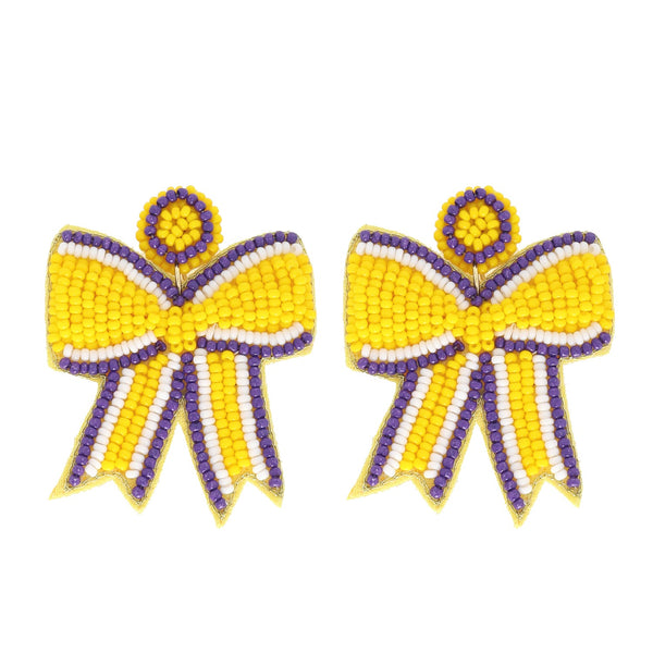 Game Day Bow Earring