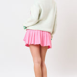 Pleated Pink Skirt