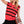 Stadium Time Sleeveless Sweater  - Red and Black