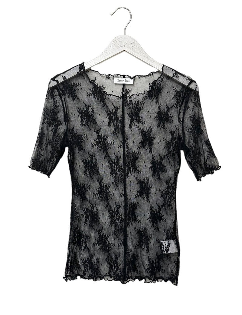 Mesh Layering Top - Short Sleeve
