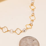 Cubic Zirconia Gems Chain Necklace