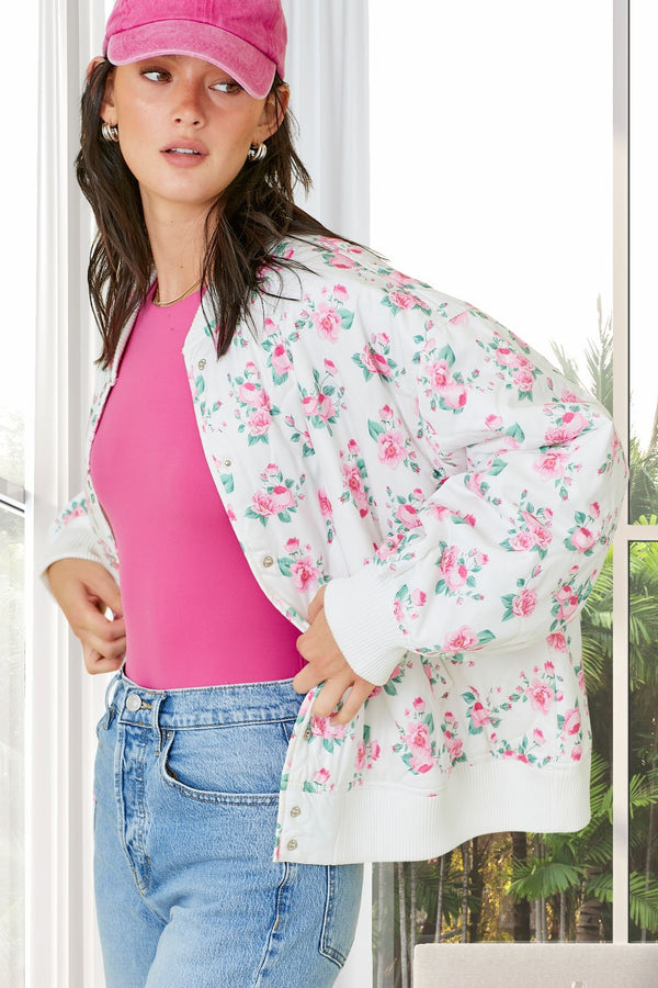 Floral Daydream Quilted Jacket