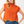 Pumpkin Scallop Contrast Trim Sweater