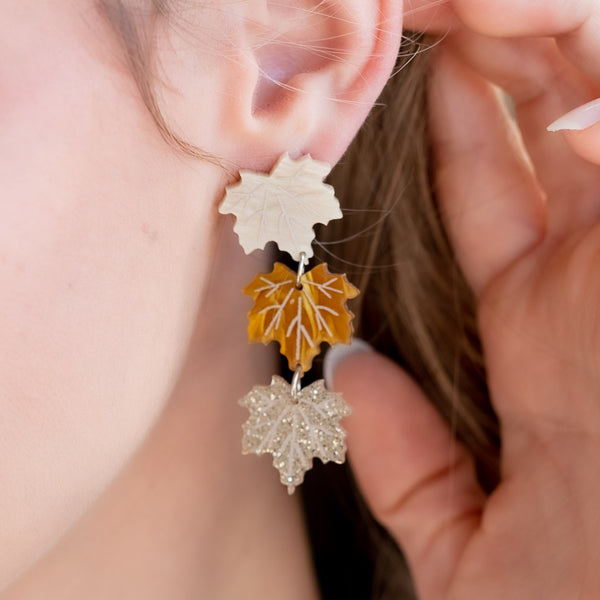 Fall Leaf Earrings