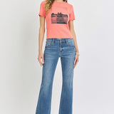 The Natalie Mid Rise Flare | Risen Denim