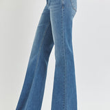 The Natalie Mid Rise Flare | Risen Denim