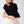 Black Mock Neck Cropped Short Sleeve Sweater Top