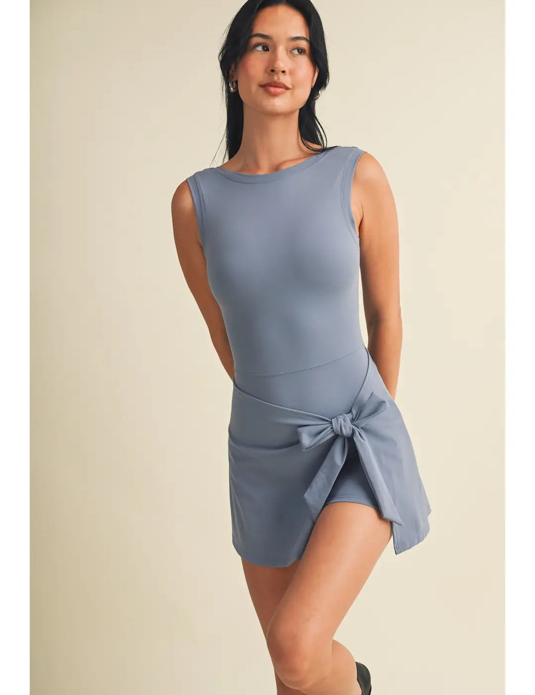 Squeeze the Day Athletic Romper Dress