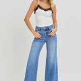 The Lorilie Tummy Control Mid Rise Denim | RISEN
