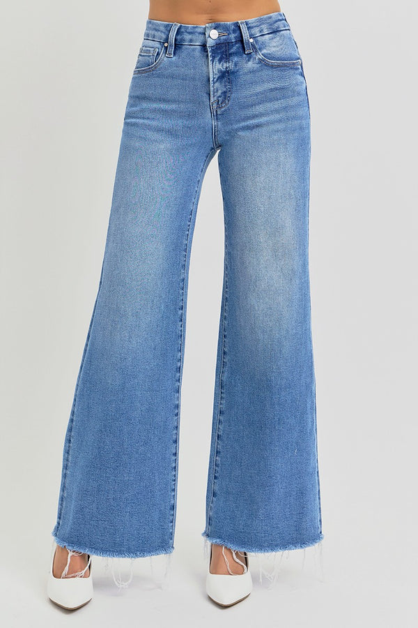 The Lorilie Tummy Control Mid Rise Denim | RISEN