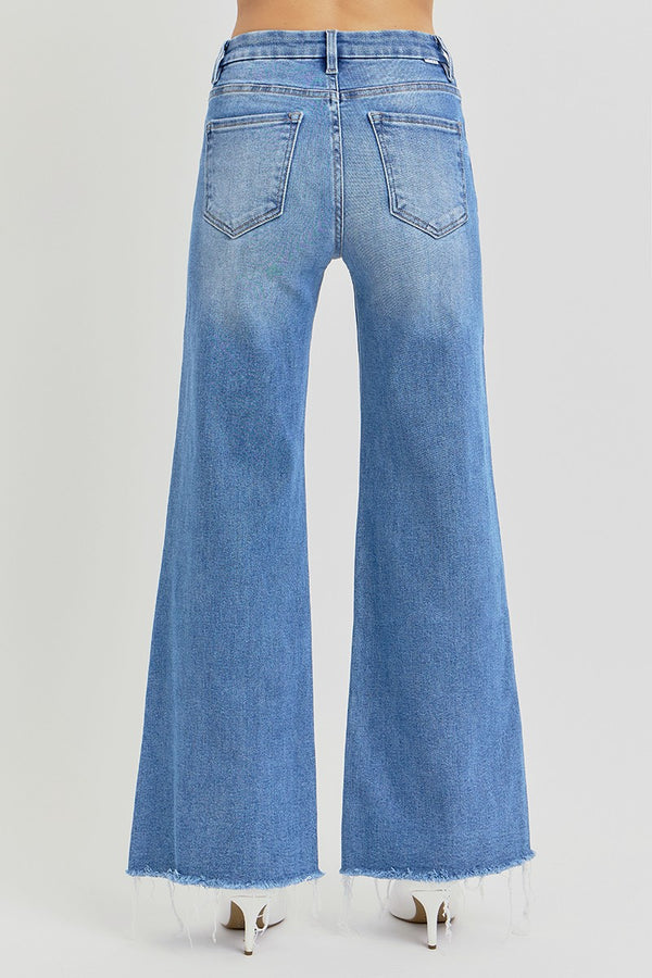 The Lorilie Tummy Control Mid Rise Denim | RISEN