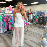 City Lights Strapless Dress