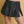 Pleated Leather Skirt