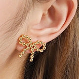 Beaded Bow Earring
