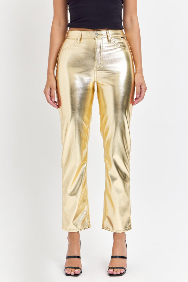 Nola Gold Metallic Pants