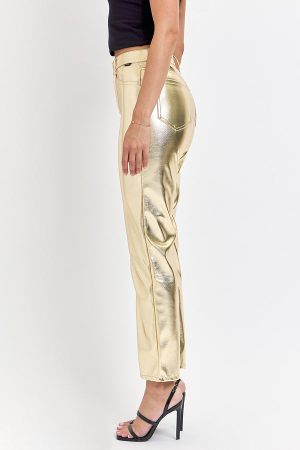 Nola Gold Metallic Pants