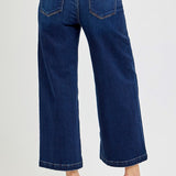 The Ava Denim Highrise Cropped | RISEN
