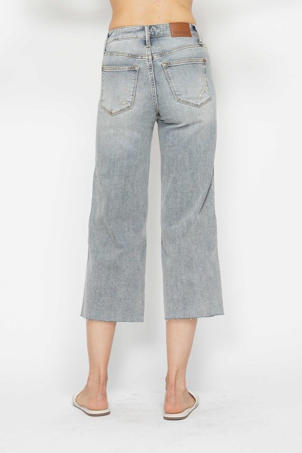 The Brenna Cropped Denim | Judy Blue