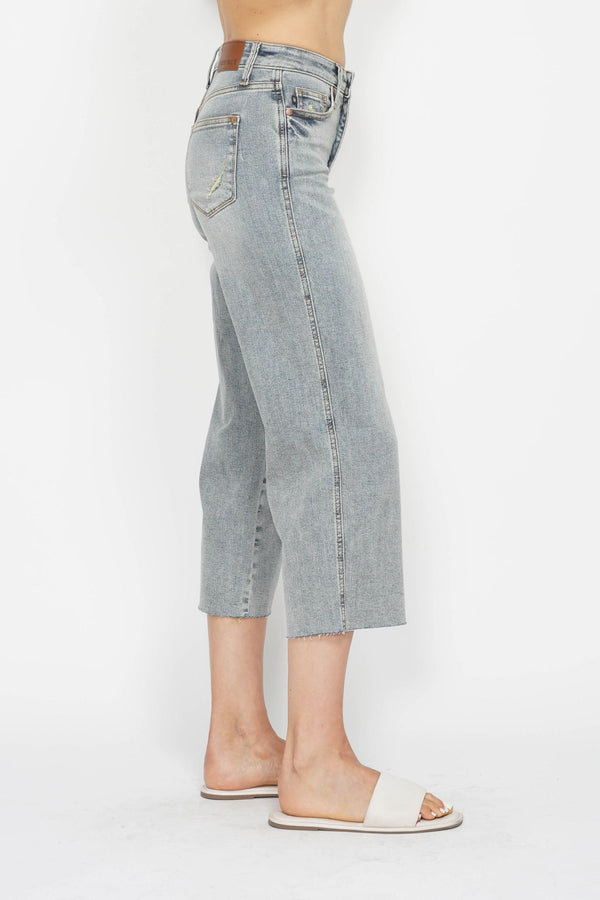 The Brenna Cropped Denim | Judy Blue