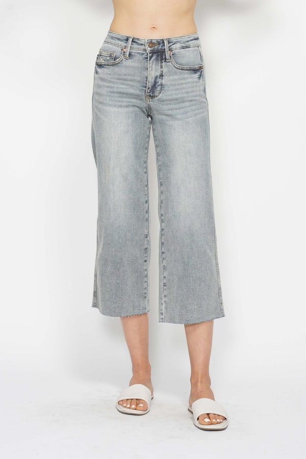 The Brenna Cropped Denim | Judy Blue