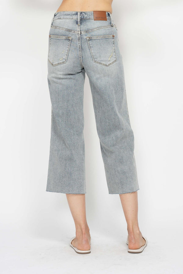 The Brenna Cropped Denim | Judy Blue