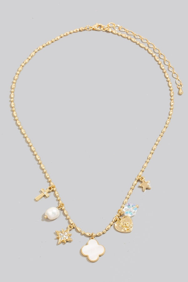 Pearl Charm Necklace