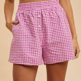 Gingham Boxer Shorts