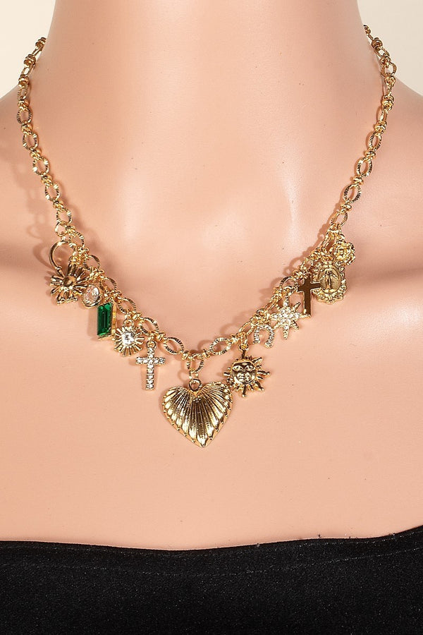 Assorted Ethereal Charms Chain Necklace