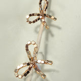 Beaded Bow Earrings