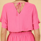Summer Bliss Crop Airflow Top