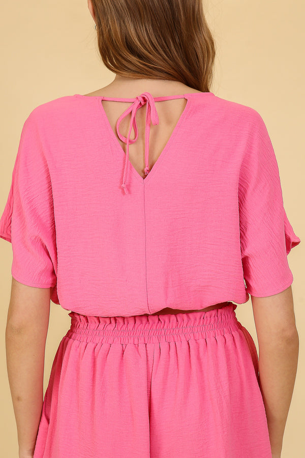 Summer Bliss Crop Airflow Top