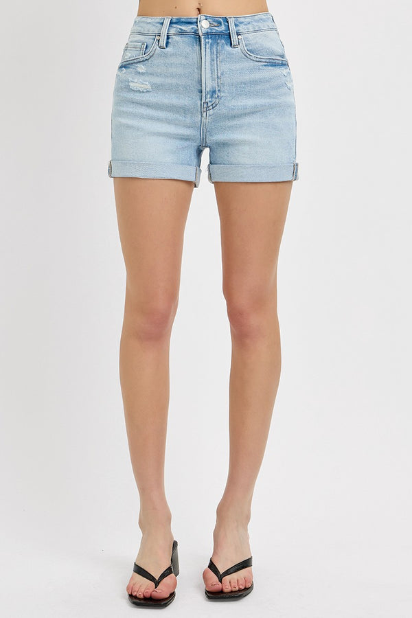 Bonnie Cuffed Denim Shorts | RISEN
