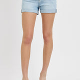 Bonnie Cuffed Denim Shorts | RISEN