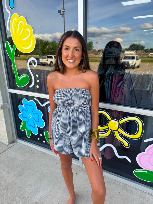 Gingham Checkered SET