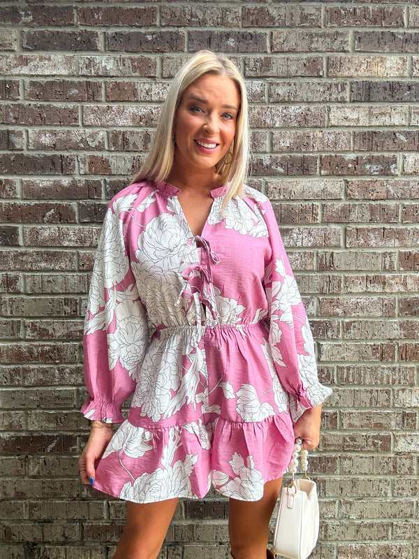 The Beauty In It Romper Pink