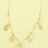 SEASIDE THEME CHARM PENDANT NECKLACE