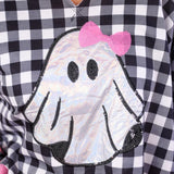 Spooky Gal Gingham Pullover