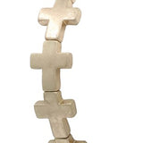Metal Cross Linked Stretch Bracelet