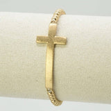 CB2350 Cross CCB Stretch Bracelet