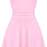 Soft Whispers Strapless Ruched Ruffled Tiered Mini Dress