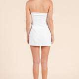 White Halter Dress White
